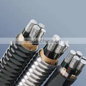 3 Cores YJLHV82(ACWU90)-8.7/15kv Aerial Cable XLPE Insulated PVC Sheathed Aluminum Alloy Strip Armored Power Cable thumbnail-1