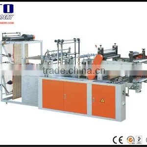 Two Layer Rolling Plastic PE Vest Bag Making Machine thumbnail-1