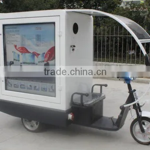 Electric/ Gasoline Type Advertising Tricycle With Two Speakers and Two Sided Rolling Lightbox: YES-M1 thumbnail-1