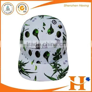 Woman's Printing Snapback Cap Online Shopping Hawaiian 5 Panel Strapback Cap thumbnail-1