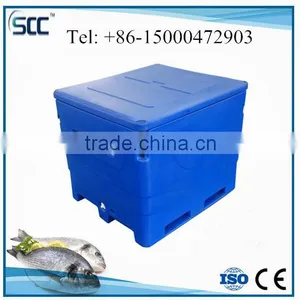 Isothermal Container for Storing Fish, Fish Storage Cooler Container For Cold (LLDPE+PU Insulation) thumbnail-3