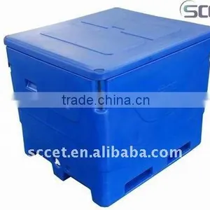 1000L Blue Seafood Refrigeration Box thumbnail-1