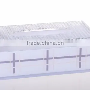 Concise Style Grid Square Tissue Box Decorate Sanitary Ware thumbnail-6