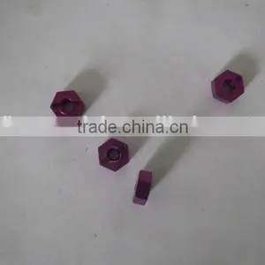 1/10 rc Car Upgrade Spare Parts 102042 Wheel Hex Nut(Al.) thumbnail-1