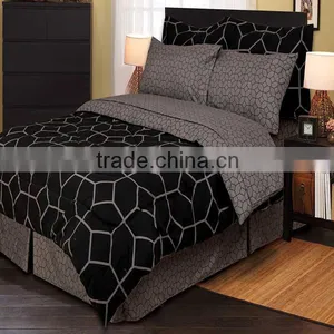 100% Polyester 8pcs Yarn Dyed Comforter Set thumbnail-4