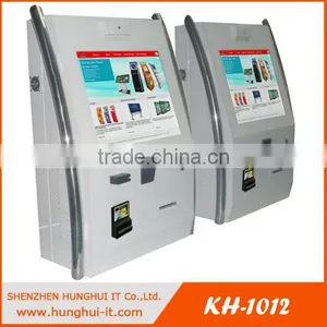 High Quality Wall Mounted Internet Kiosk / Ticket Printer Touch Screen Kiosk / Wall Mount Information KIosk thumbnail-1