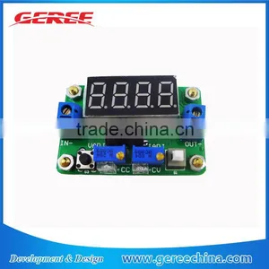 DC DC Step Down Converter 4.5V-24V to 0.93-20V 2A Constant Voltage Current With Voltmeter Ammeter Red LED thumbnail-1