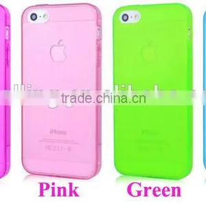 Colorful Clear TPU Case for IPhone 4/4s/5/5s &Samsung S3 S4 S5 thumbnail-2