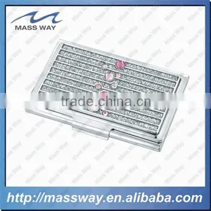 Promotional Fancy Novely Custom Diamond Metal Name Card Holder thumbnail-1