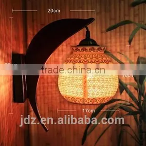 LED Wooden Wall Mounted Infrared Ceramic Wall Lamp Elegant thumbnail-1