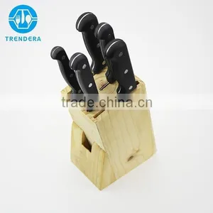 Low Price Wooden Knife Block Knife Sets thumbnail-1