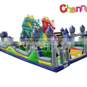 Titanic Inflatable Dual-Dragon Challenge Amusement Park thumbnail-1