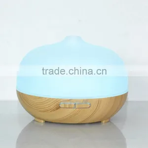 7 Color Romantic Lamp Wood Grain Aromatherapy Diffusers Aroma Supplier's Choice thumbnail-5