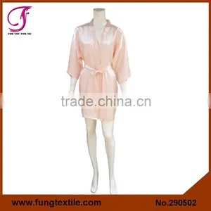290502 Women Short Polyester Gettiing Ready Kimono Robe thumbnail-1