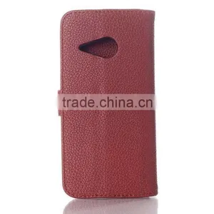 Litchi Wallet Leather Case for HTC One M8 Mini thumbnail-5