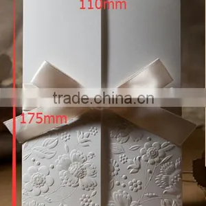 Hot Sale Business Invitation Card Glossy Beautiful Wedding Card thumbnail-3