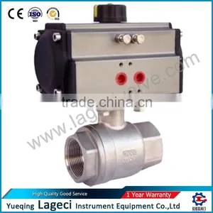 High Quality Stainless 304L Steel Pneumatic Ball Valve Sanitary thumbnail-1