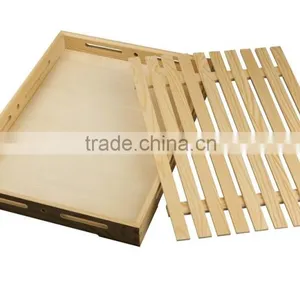 Wood Rectangular Plates for Bread thumbnail-1