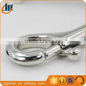 Stainless Steel Double Snap Hook Keychain,metal Snap Hook Keychain thumbnail-2