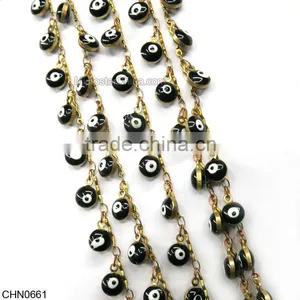 Blue Eye Shaped Jewelry Chain With Star thumbnail-6