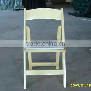 Wholesale Outdoor Event Wood Folding Chair thumbnail-1