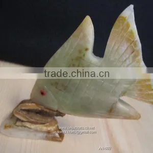 Onyx Fish Eating Figurines in Cheap Price thumbnail-1