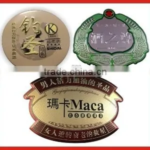 Hot Selling Cheap Custom Adhesive Printing Metal Personalized Wine Label thumbnail-3