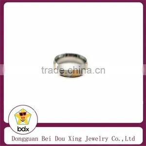 2015 Fashion Personalized Engraved Chrysanthemum Stainless Steel Ring thumbnail-2