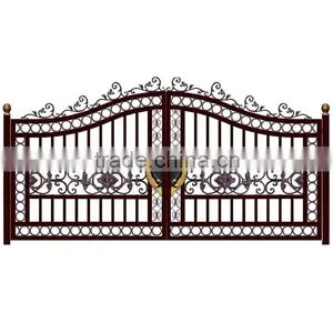 2015 High Quality Remote Control Cheap Wrought Iron Gates Garden Gate thumbnail-6