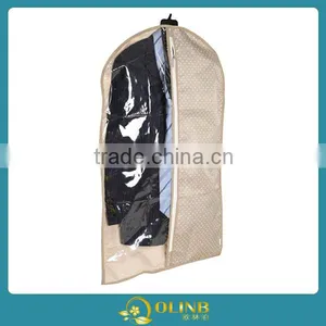 Garment Packaging Bag,Pink Suit Cover Garment Bag, thumbnail-1