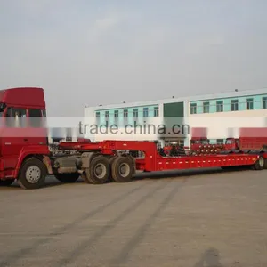 Manufacturer Shengrun Best-selling 40t-120t 3 Axles Low Bed Trailer ,3 Axles Low Bed Trailer (lowboy Semi Trailer 120t Capacity thumbnail-5