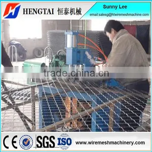 High Efficiency Pattern Uniform Beautiful Grid Fence Crimped Machine thumbnail-2