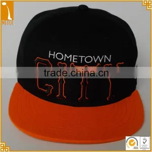 6 Panel Flat Bill 3d Embriodered Custom Baseball Snapback Caps thumbnail-2