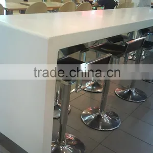 New Design Long Bar Table in Solid Surface Bar Table for Sale thumbnail-4
