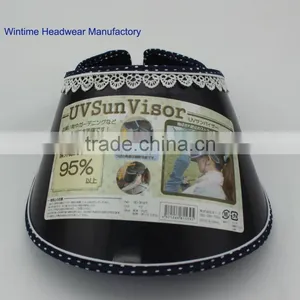 Fashional Universal Sun uv Visors With Lace Decoraction thumbnail-1
