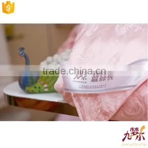 China Supplier Cotton Dyed Princess Pink Cute Satin Stitch With Pillows Good Feeling Luxury Bed Linen thumbnail-1