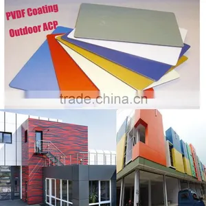 4mm Aluminium Composite Panels With PVDF Coating Outdoor Decoration Building Cladding thumbnail-2