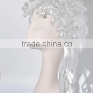 Hot Selling Cospaly White Afron Curl Synthetic Wig N242 thumbnail-2