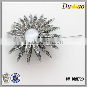 Colourful Brooch Metal Brooch Bulk Rhinestone Brooches thumbnail-2