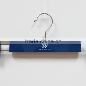 Competitive Price Black Child Pants Plastic Hanger With Clips thumbnail-5