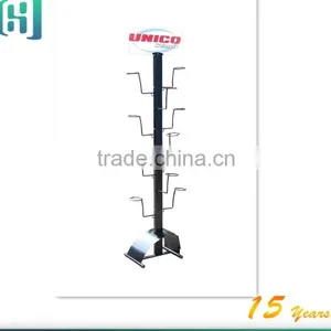 Factory Custom Made Metal 7 Hooks Helmet Display Rack / Helmet Display Stand / Helmet Rack thumbnail-6
