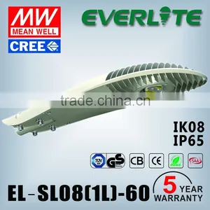 5 Optic Lens Available 5 Years Warranty Cob Led Streetlight 60w With IP66 IK10 thumbnail-1