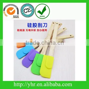 Silicone Spatula With Wooden Handle thumbnail-1