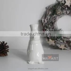 Elegant Christmas Animal Statues Ceramic Penguins thumbnail-4