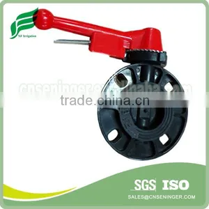 PVC Butterfly Valve With Handle thumbnail-1