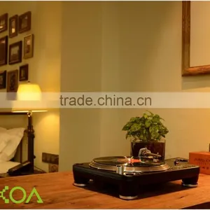 VOXOA DJ Turntable T80 High Torque 3 Speed Vinyl Turntable With Height Adjustable S-shaped Pick up Arm thumbnail-6
