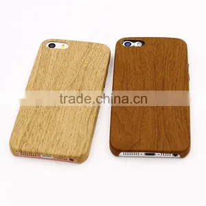 LZB Hot Sell PU SKin Cover for Iphone 5s Wood Case thumbnail-3