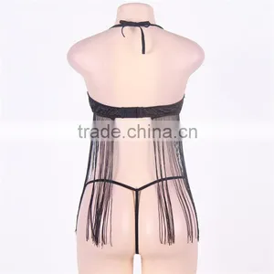 Wholesale New Fashion Transparent Babydoll Sex Pics Mini Babydoll Nightwear thumbnail-6