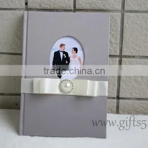 Personalized Wedding Guest Book Wiht Photo Frame thumbnail-2