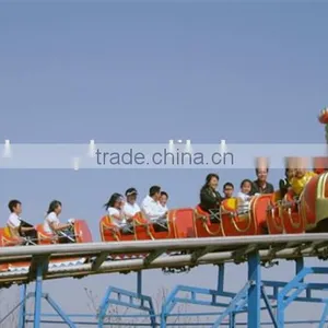 Kids Thrilling Amusement Rides Mini Roller Coaster Sliding Dragon , Sliding Dragon Rides on Track thumbnail-5